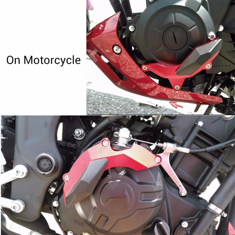MT 03 MT25 R3 R25 слайдер двигателя протектор для Yamaha YZF R3 R25 MT-03 MT-25 голый велосипед Защита двигателя накладка