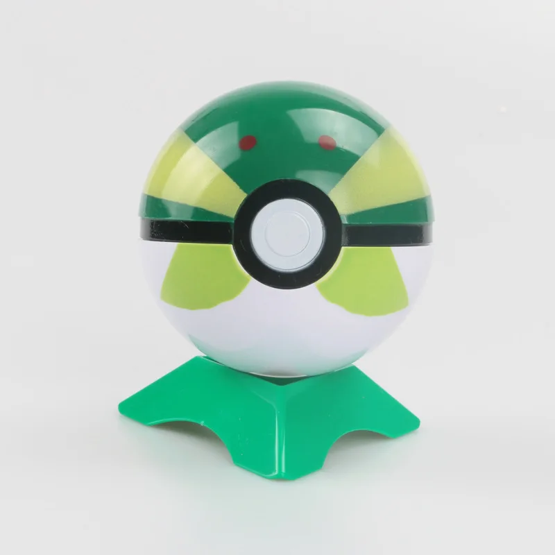 Покемон 7 см Poke Ball настоящая кнопка мастер мяч Poke Ball игрушка покемон Пикачу Гараж Комплект