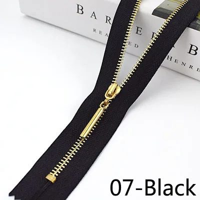 07-Black Meetee 5/10 шт. 20 Вт, 30 см 3# металлическая молния с закрытым концом Автоматическая блокировка язычок молнии голова Декор DIY сумка кошелек швейной по индивидуальному заказу аксессуар - Цвет: 07-Black