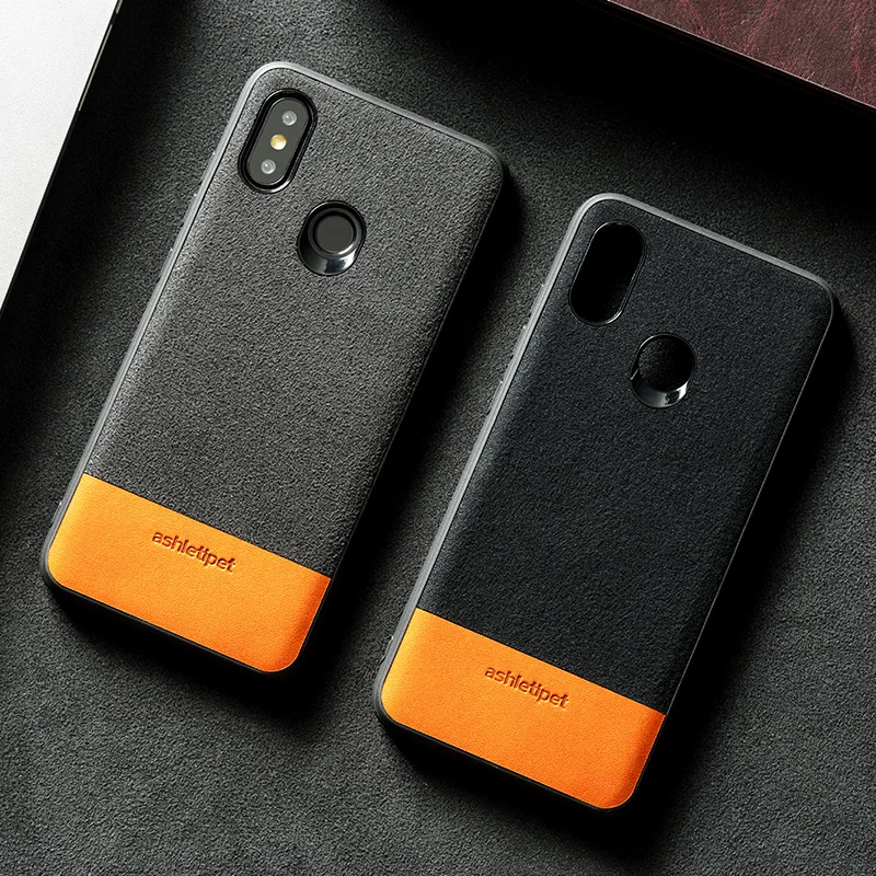Для Xiao mi Red mi Note 5 Чехол note5 Натуральная кожа задняя крышка силиконовый замшевый прошитый чехол coque для Xiaomi mi 6 8 8SE