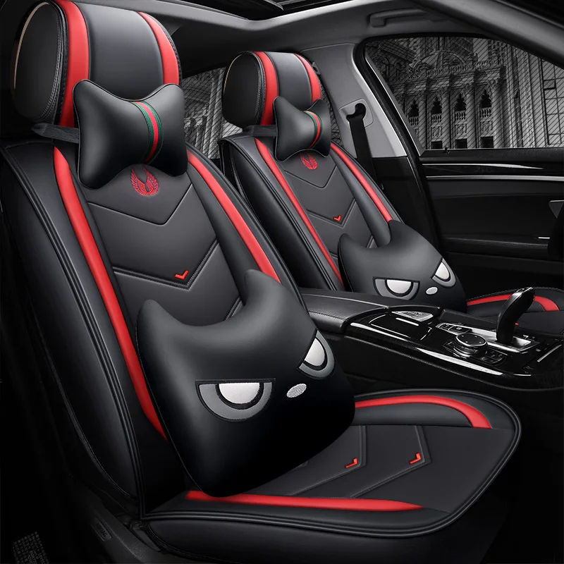 Special Offers Full Coverage Eco-leather auto seats covers PU Leather Car Seat Covers for Mercedes benz aclass cla c slc slk cls e cl class