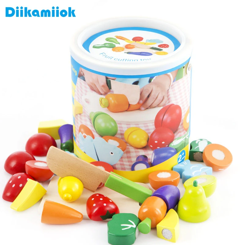 wooden velcro fruit and vegetables