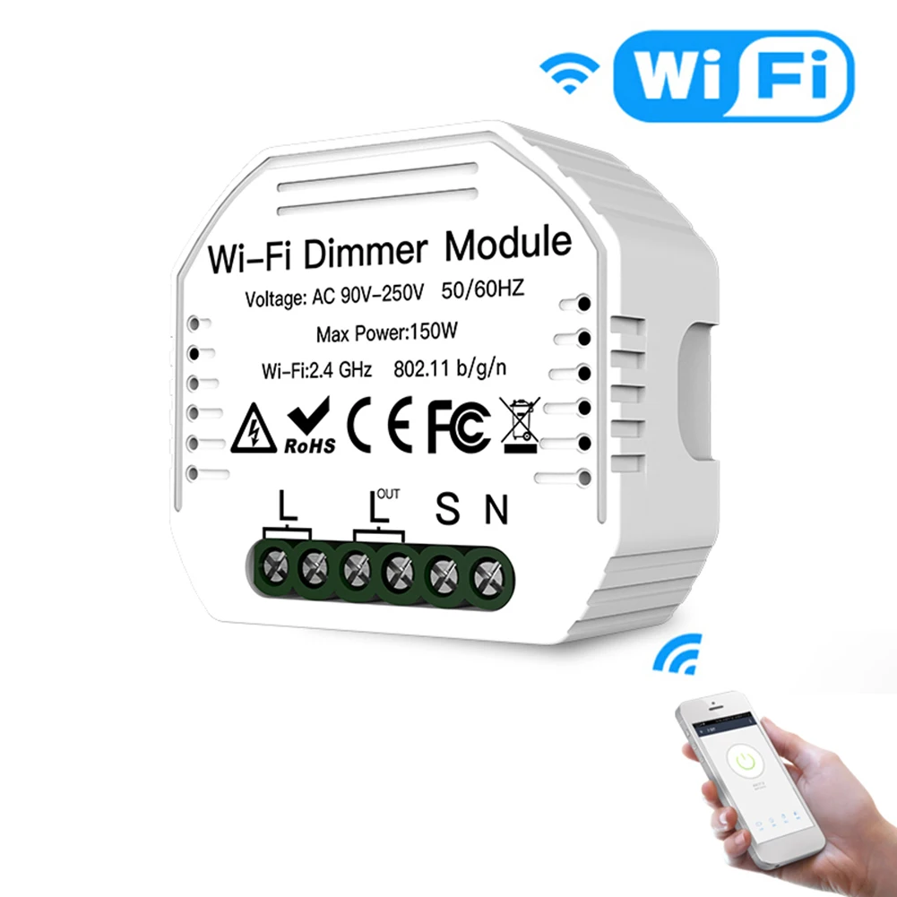 

Intelligent WiFi Switch Circuit Breaker Wall Light Switch Smartphone APP Remote Control Module Home Electrical Equipment