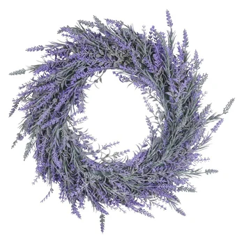 

Lavender Wreath for Front Door Artificial for All Seasons Indoor Outdoor Floral Wreath for Wedding Party Home Wall Decor