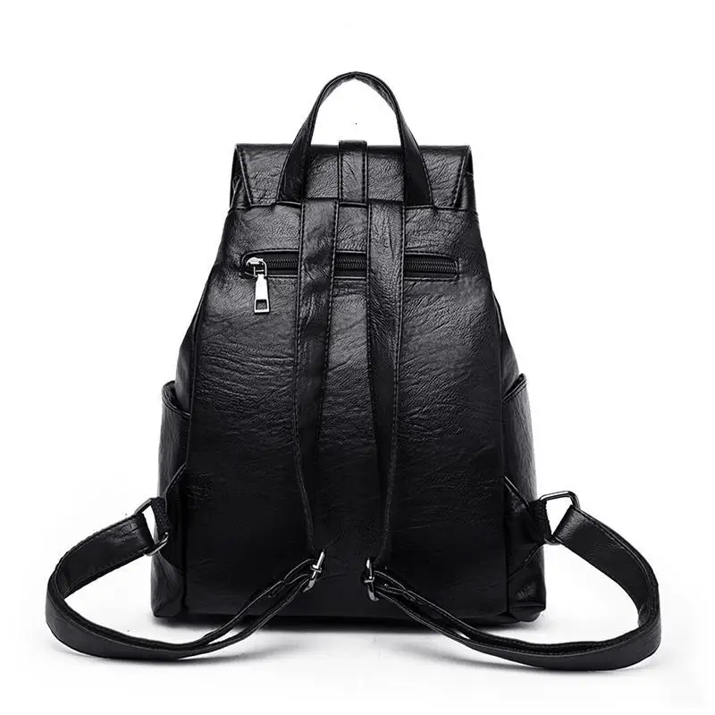 Винтажные кожаные рюкзаки, Женская дорожная сумка через плечо, Mochilas, женский рюкзак, Большой Вместительный рюкзак для девочек, Новинка