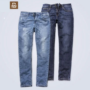 

Original youpin 90 points comfortable jeans men's model jeans men's straight men's pants winter men trousers loose Smart