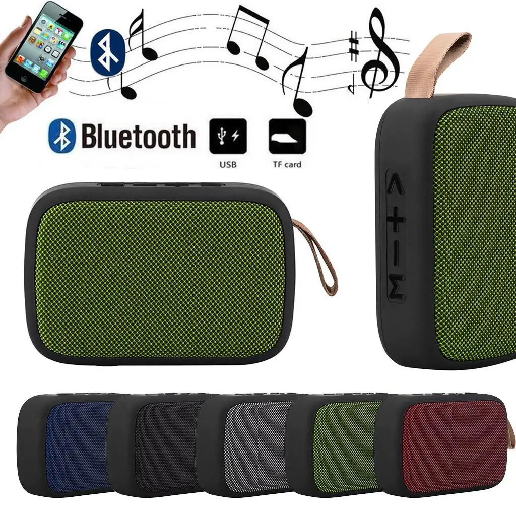 Портативная беспроводная Bluetooth-колонка улучшенные басы 24 часа на батарее 66 футов