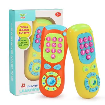 

Multifunction Simulation TV Remote Control Music Storys Kids Educational Toy
