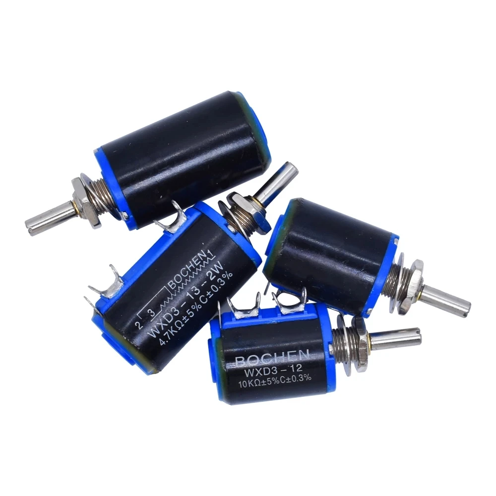 WXD3-13 2W WXD3-12 100 220 470 1K 2K2 3K3 4K7 10K 22K 33K 47K Ohm 100R 220 470R 2.2K 3.3K 4.7K WXD3-12-1W Potentiometer with nut volume potentiometer