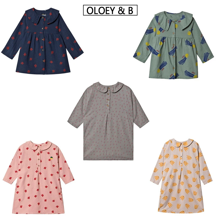 Pre-sale SQING-B Girls Dress New Fall 2019 Winter Cartoon Princess Kids Dresses for Christams Print Toddler Girl | Детская одежда и