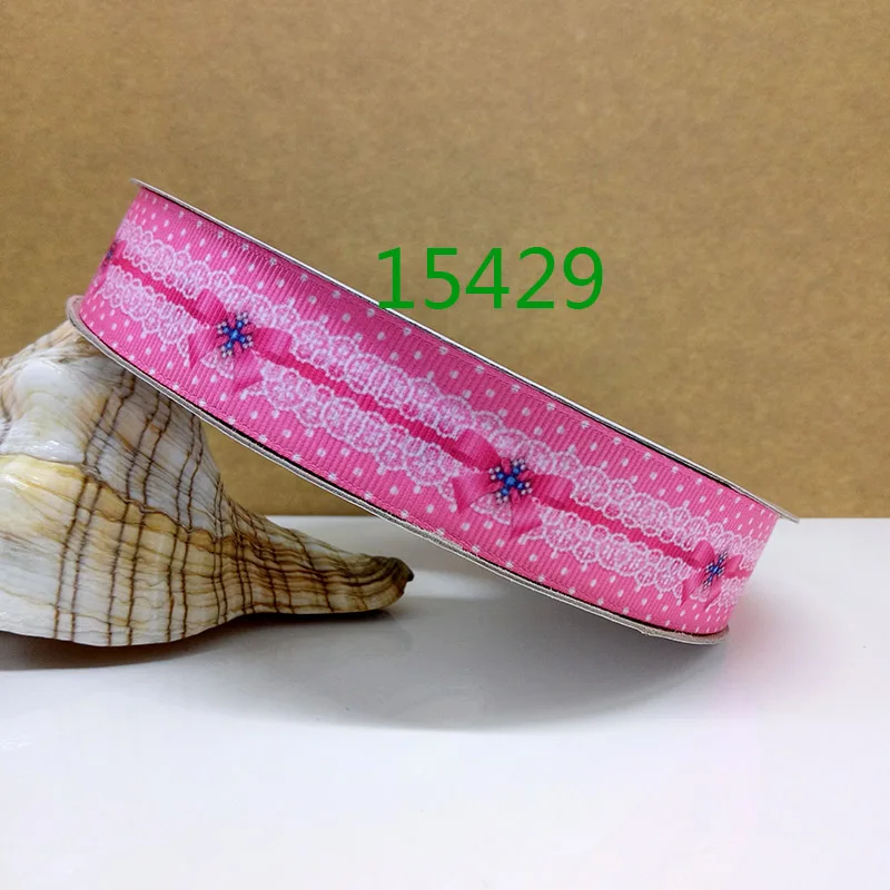 15429 50 ярдов мультфильм печатных корсажная лента 15549 - Цвет: 15429