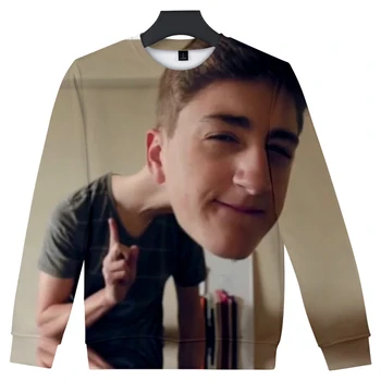 

3D Internet Celebrities Danny Gonzalez Harajuku Round Collar Sweatshirt 2020 New Long Sleeve Men Women Streetwear Sweatshirts