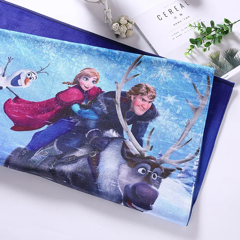 Disney детское мультяшное ледяное банное полотенце баня пляжное полотенце банное полотенце с принтом