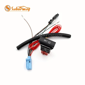 

For Octavia 2007-2017 TPMS Tire Tyre Pressure Monitoring Warning Switch Button With Cable 1ZD 927 127 1ZD927127