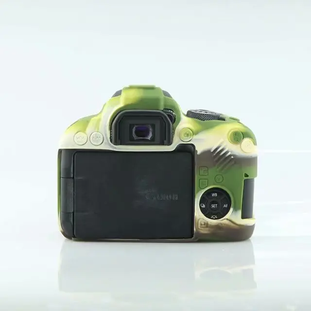 Silicone Armor Skin Case DSLR Camera Bag Cover for Canon EOS R5 R6 M50 90D 70D 800D 1300D 5DII 5D2 6D2 5D 6D Mark II T7i T6 T8i camera case