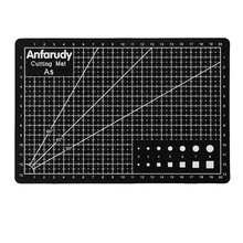 Лидер продаж продуктов А5 художественный самовосhealing вающийся ПВХ Режущий коврик двухсторонний роторный с решеткой для рукоделия поддержка ткани Прямая поставка