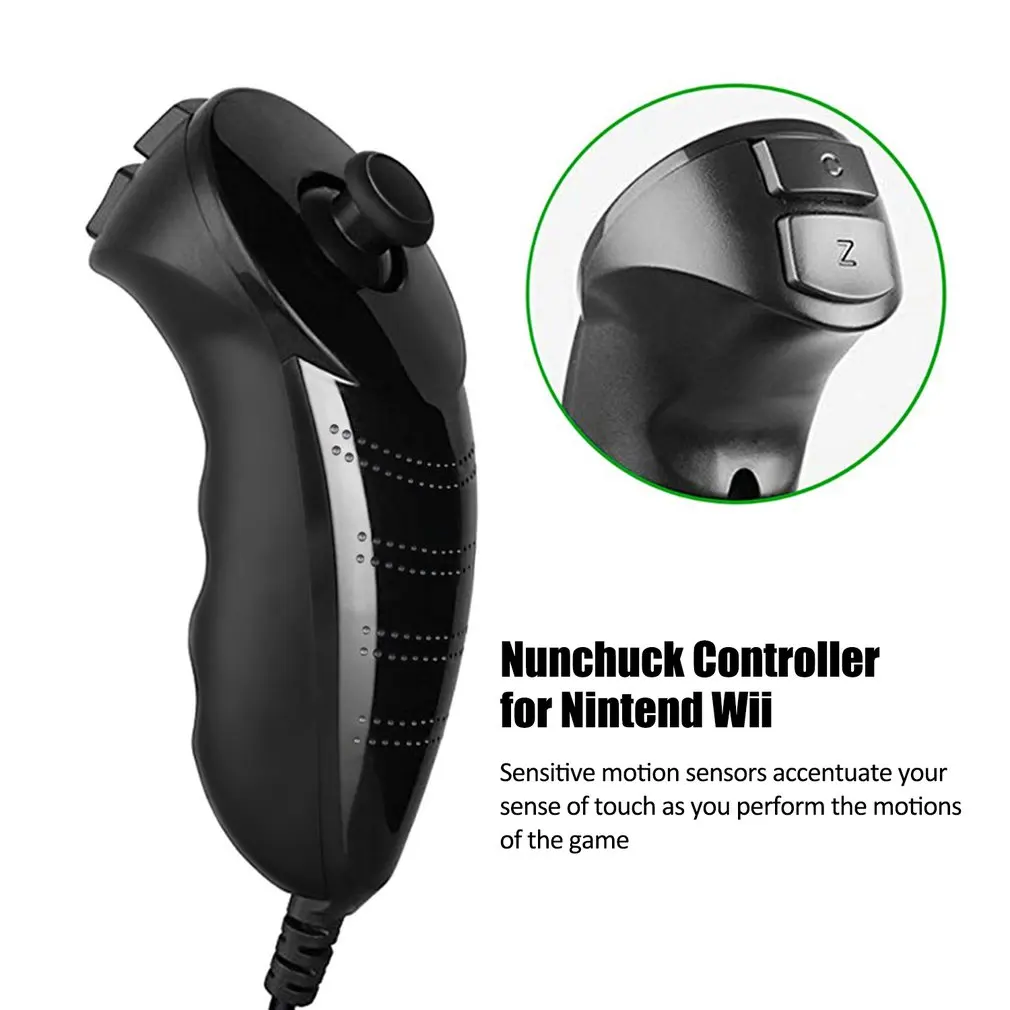 Одна пара для контроллера wii с пультом ДУ Motion Plus с Nunchuck для nind wii Gamepad беспроводной джойстик