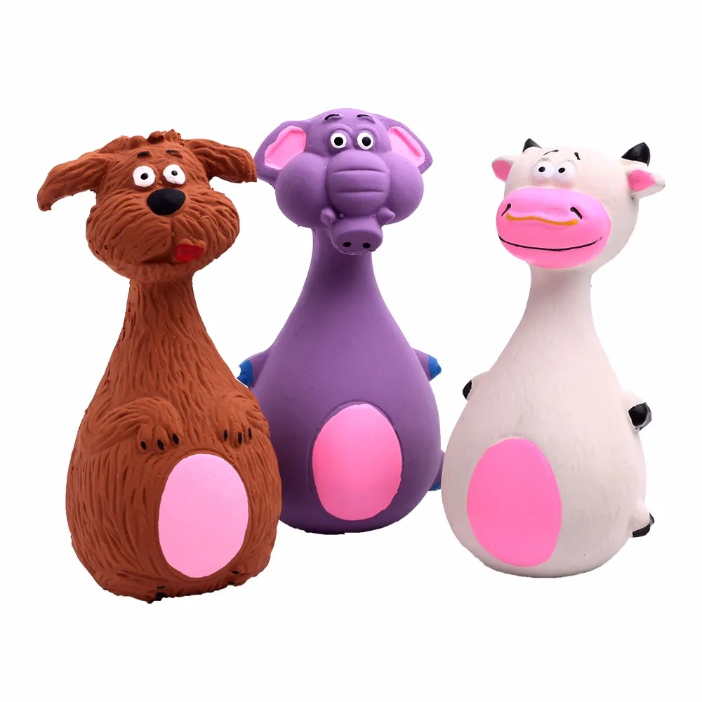 

Cute Pet Toys Puppy Dog Toys Plush Sound Squeaky Chicken Legs Shape Cat Animal Chew Different Kinds Patterns Pets Bite Dolls