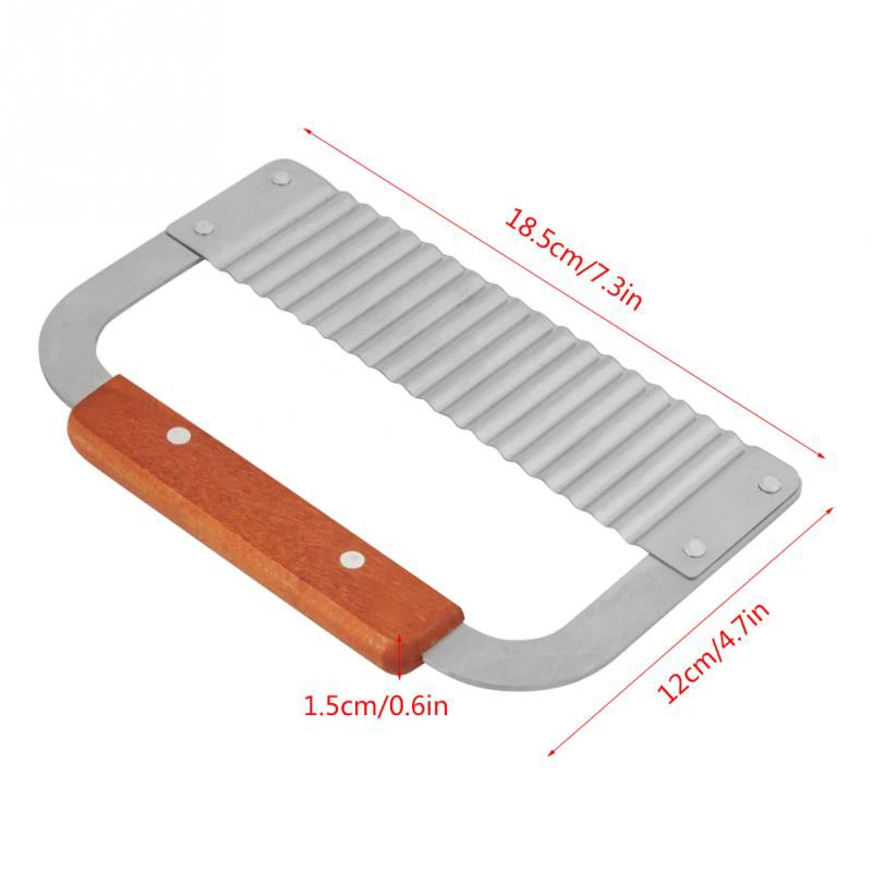 Hardwood Handle Soap Cutter Steel Straight Wavy Slicer Cutter DIY Soap Making Tools 2