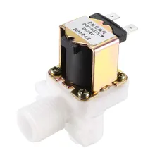 Uxcell G1/2 Соленоидный клапан для воды DC 24 в N/C нормально закрытый 23 мм наружный выпускной клапан