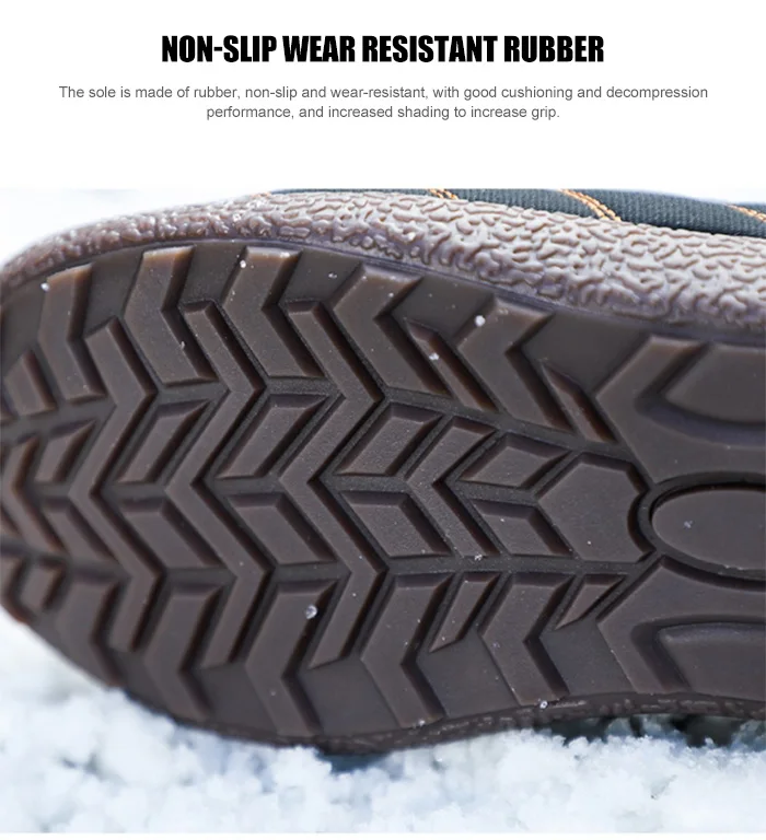 Тапочки размера плюс 36-48 мужские зимние домашние тапочки унисекс хлопчатобумажная обувь плюс бархатная теплая водонепроницаемая Повседневная Тканевая обувь для мужчин
