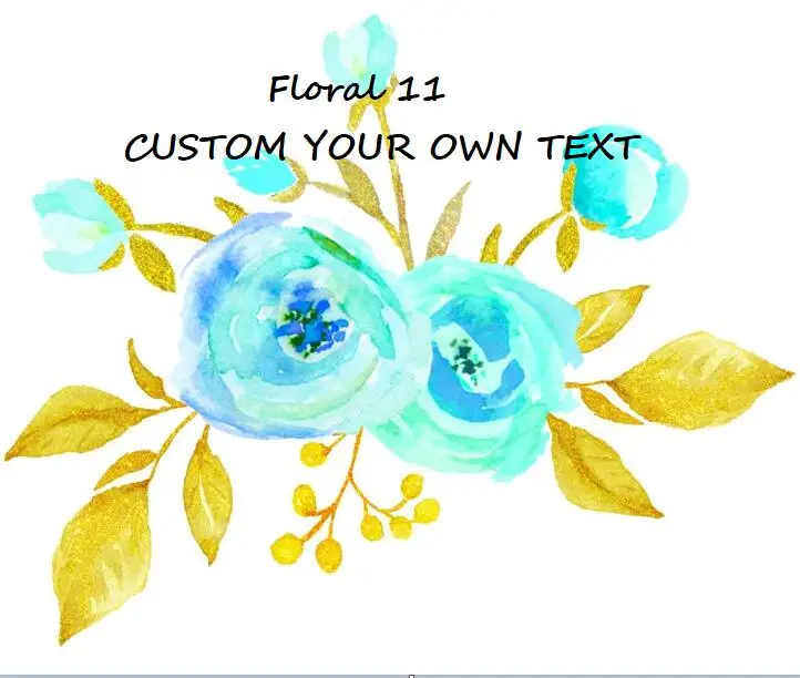 Floral 11 Изготовленная на заказ сумка для макияжа подружки невесты, косметичка с монограммой, сумка для макияжа невесты с цветочным рисунком, будет ли вы мой подарок на помолвку - Цвет: Floral 11