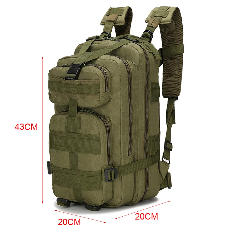 600D Nylon Military Backpack Tactical Waterproof Molle System Daypack Bags For Outdoor Camping Hiking Trekking Fishing Hunting