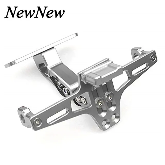 Motorcycle License Plate Mount Tail Tidy - Foldable Stainless Steel Fender Eliminator For Honda CBR250R 2011-2013