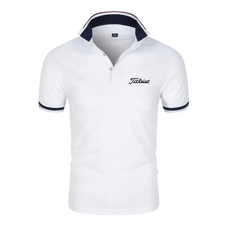 2021 Summer Men's Golf Shirts Quick drying Breathable Polo Shirt