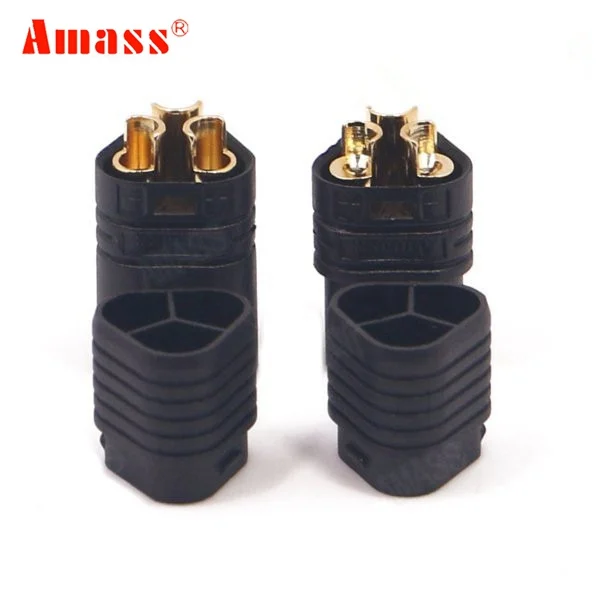 1 пара Amass MT60 три отверстия разъем черный мужской и женский | Игрушки хобби