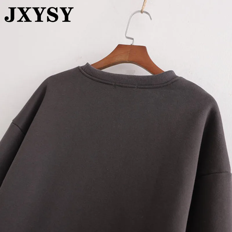 JXYSY Женская толстовка в английском стиле с рисунком короля льва из мультфильма, винтажная Свободная Женская толстовка больших размеров, пуловеры, топы