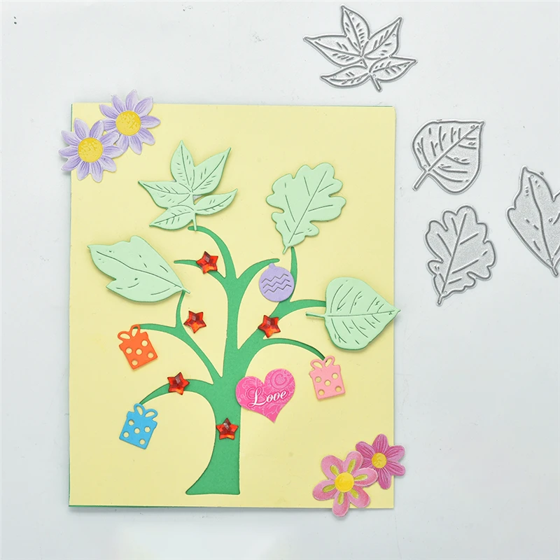 

Naifumodo Planting Leaves Frame Metal Cutting Dies Scrapbooking New 2019 Craft Dies Embossing Stencil Card Making Decoration