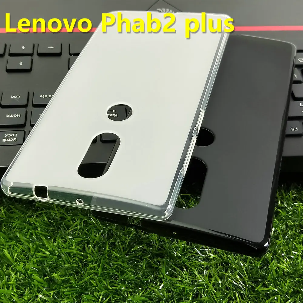 Силиконовый чехол-накладка для Lenovo Phab2 Plus матовый Мягкий защитный чехол |