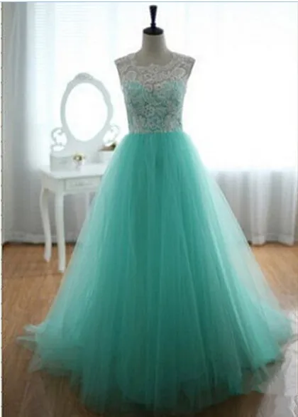 same as picture robe de soiree, Платья для особых случаев, вечерние платья для выпускного вечера, длинные кружевные платья трапециевидной формы для подружек невесты - Цвет: same as picture