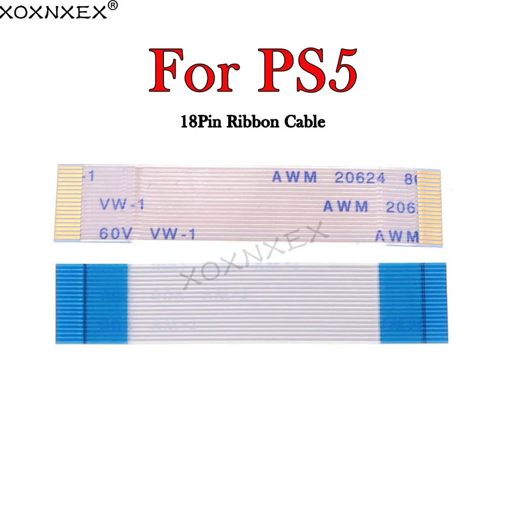 Xoxnxex 10 Pezzi Per Ps5 Pro Slim Touch Flex Ribbon Cable 18 Pin Per Controller Ps5 18 Pin Touchpad Connect Cable Made
