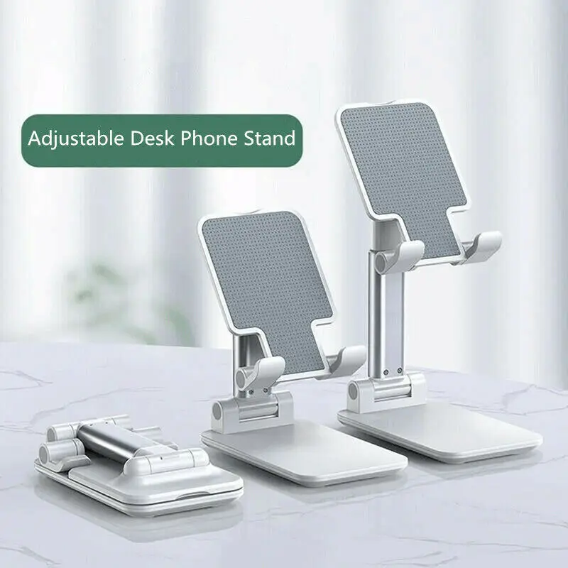 

Desk Mobile Phone Holder Stand For Iphone Ipad Adjustable Metal Desktop Holder Universal Table Cell Phone Stand 2020 New