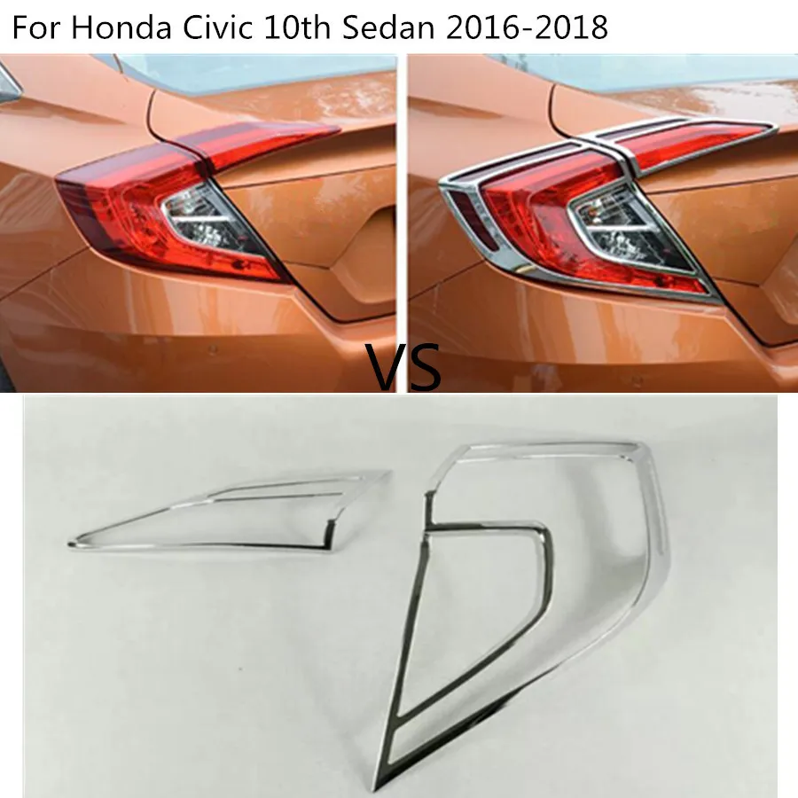 Для Honda Civic 10th Sedan 2016 2017 2018 2019 автомобильный детектор ABS Хромированная Накладка