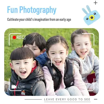 

X9S Kids Mini Camera 2.0inch 1920 HD Screen Multi-function Cartoon Rabbit Cute Bunny Camera Children Educational Toy