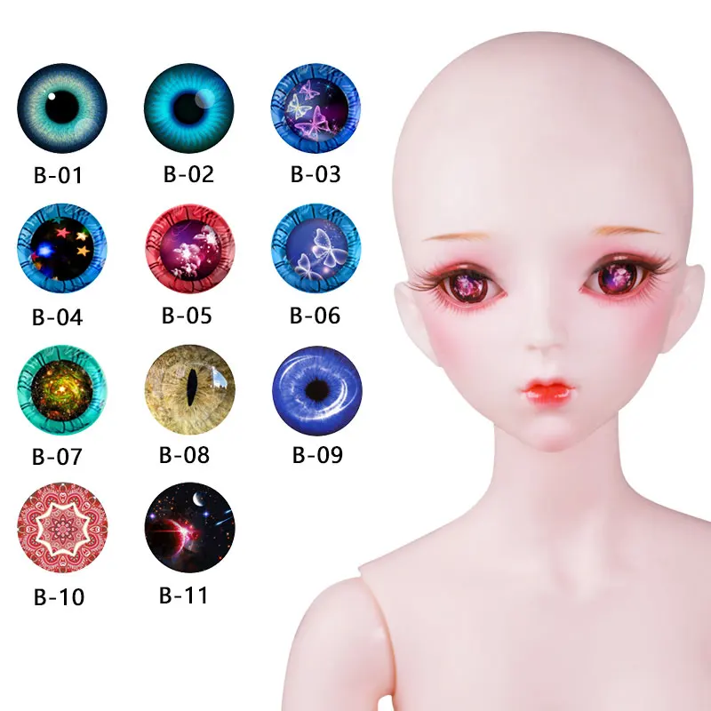 BJD Eyeball 14mm Acrylic plastic material eyes suitable for DBS 1/3 DF doll AS SD | Игрушки и хобби
