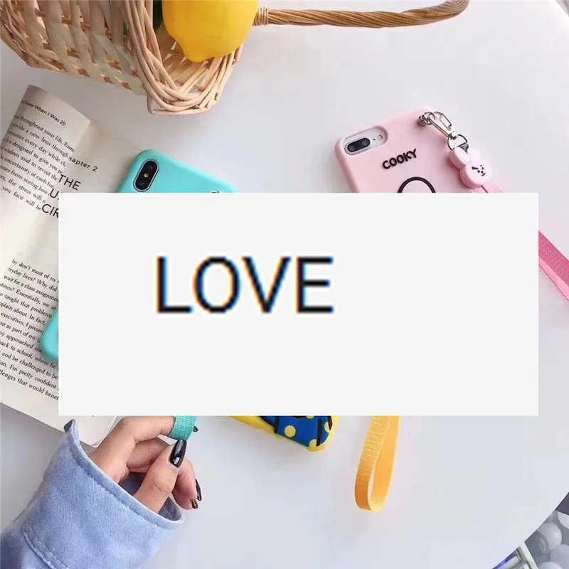 

Cute rabbit bear phone case for iphone XS max XR X XS mobile phone case for iphone 7, 8, 6, 6s Tata Apeach plus soft silicone ba