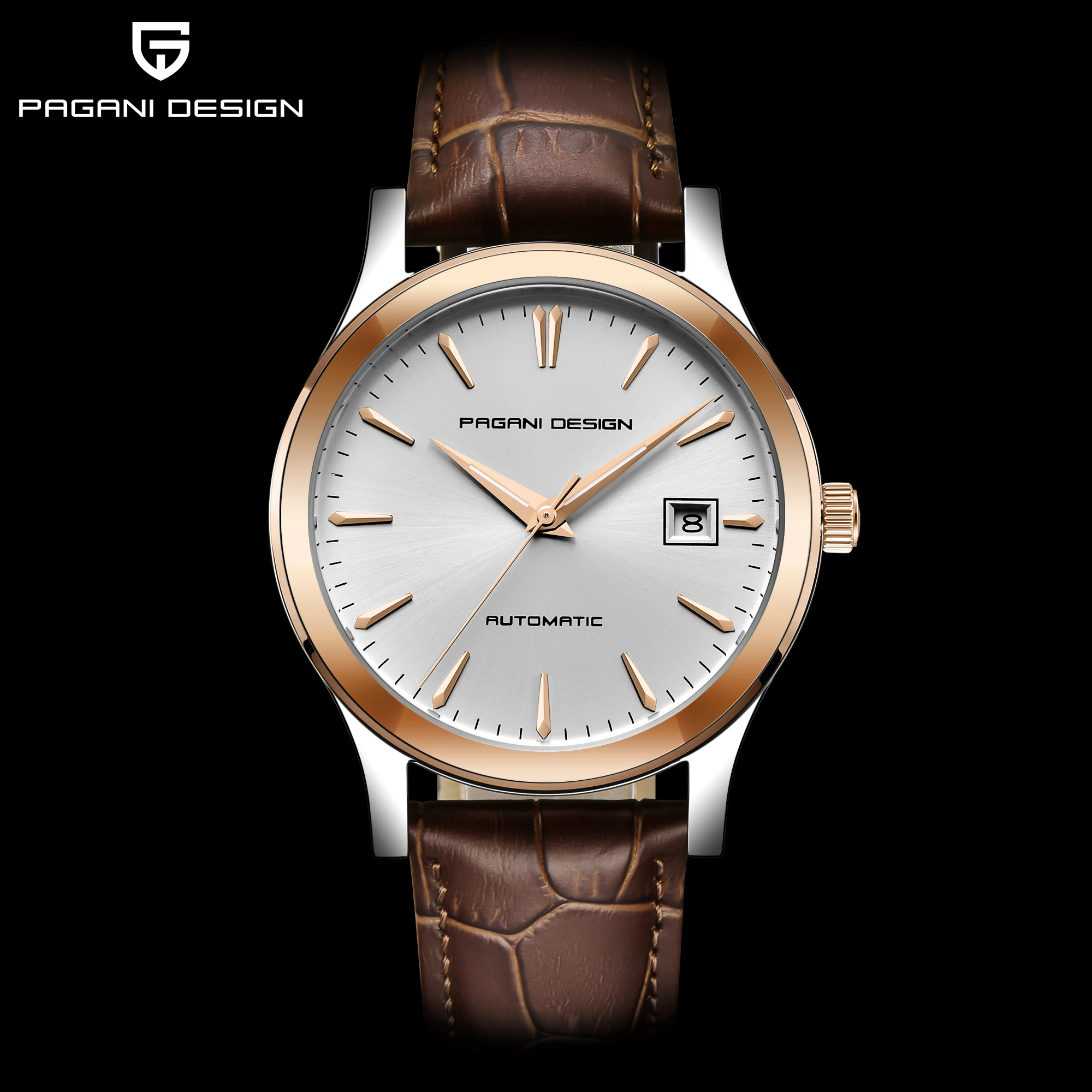 PAGANI DESIGN Watch for Men Business Classic Men Mechanical Wristwatches Waterproof Luxury Genuine Leather Automatic Watch
