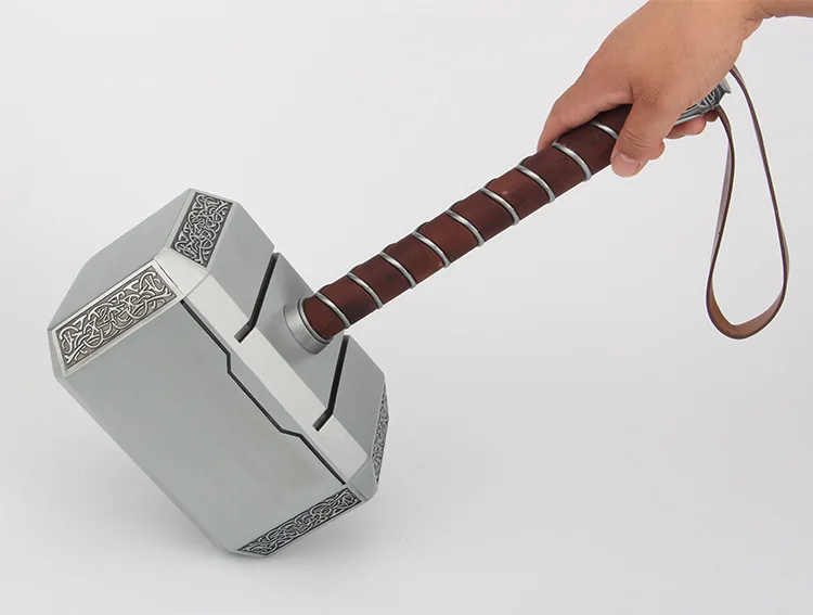 44 см Мститель Рокки Тор оружие Odin Stormbreaker Thunderbolt Молот 1:1 полностью металлический Молот сплав модель