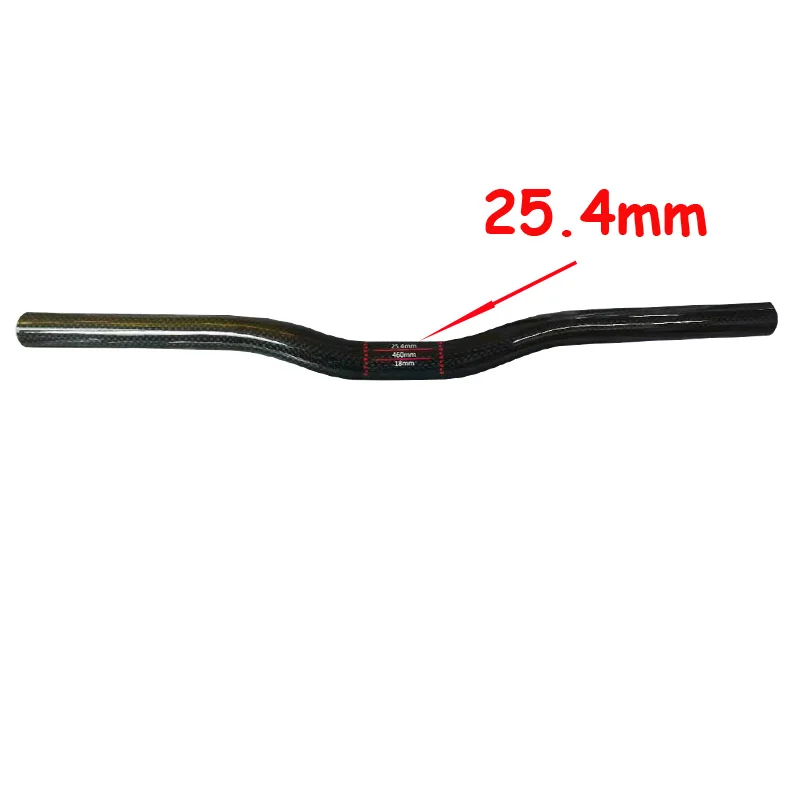 3k glossy 420mm Super light Bicycle handlbar carbon handlebar bicycel handlebar MTB bike handlebar 3k carbon bar 25.4mm bike parts - Цвет: 3k glossy 420mm