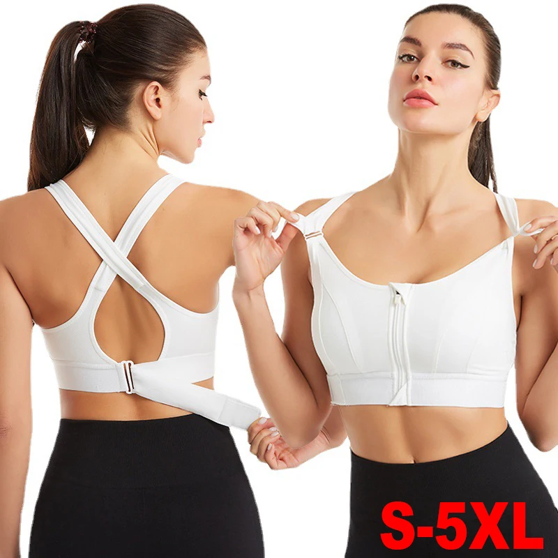 Cheap Sports Bra Crop Top Fitness Women Sportswear Feminine Sport Top Bras  for Fitness Gym Female Underwear Running Push Up Lingerie