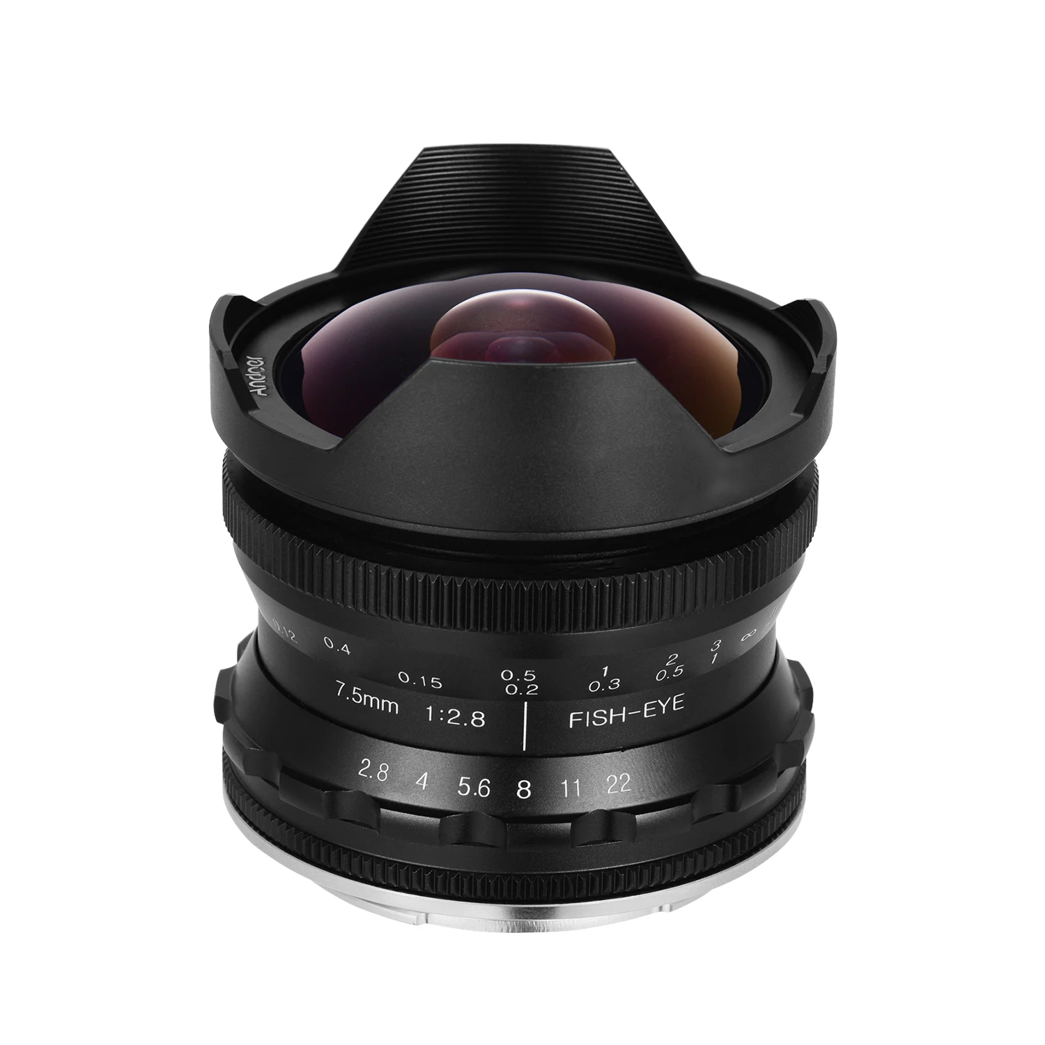 Andoer 7,5 мм F2.8 ручная фокусировка Рыбий глаз объектив E-Mount объектив для sony APS-C рамка ILDC камера A6600 A6400 A6500 A6300 A6000 5100