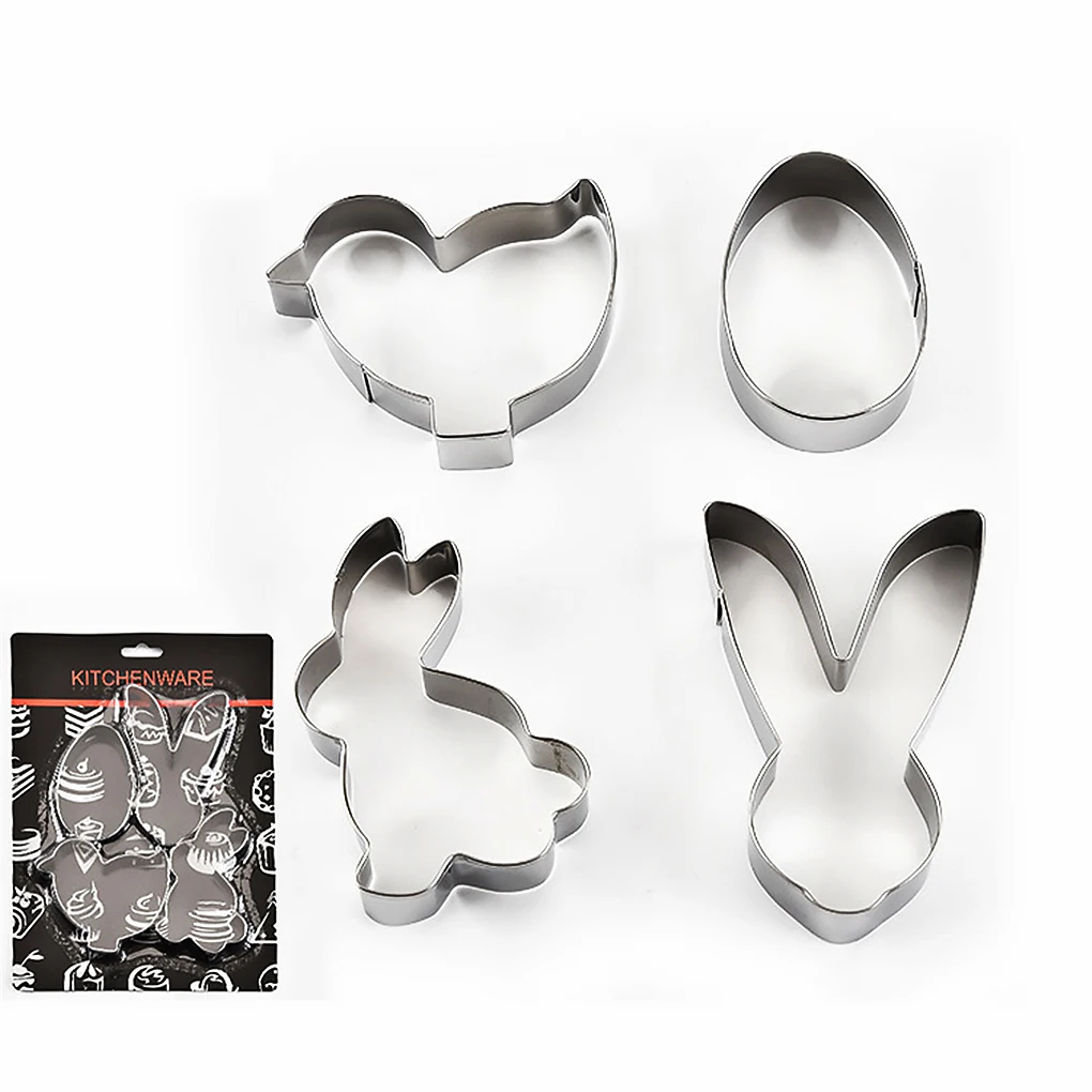 4 шт. шаблон для выпечки из нержавеющей стали|Инструменты печенья| |