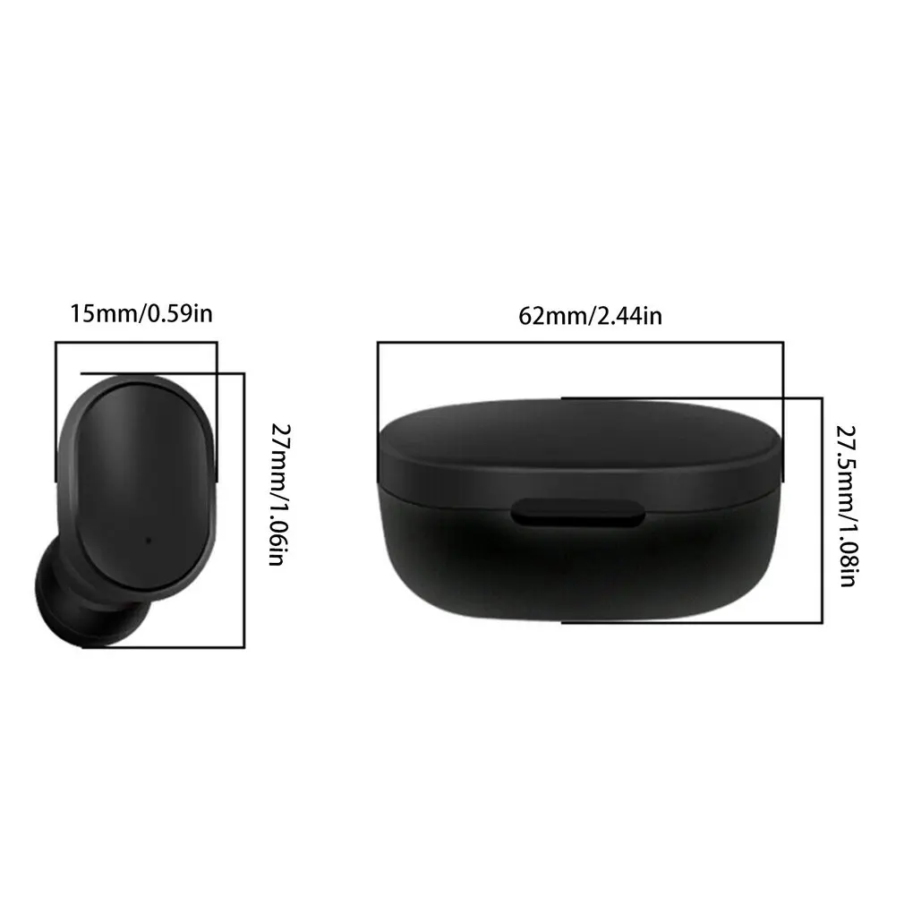 V5.0 Bluetooth стерео наушники беспроводные IPX7 водонепроницаемые сенсорные гарнитура