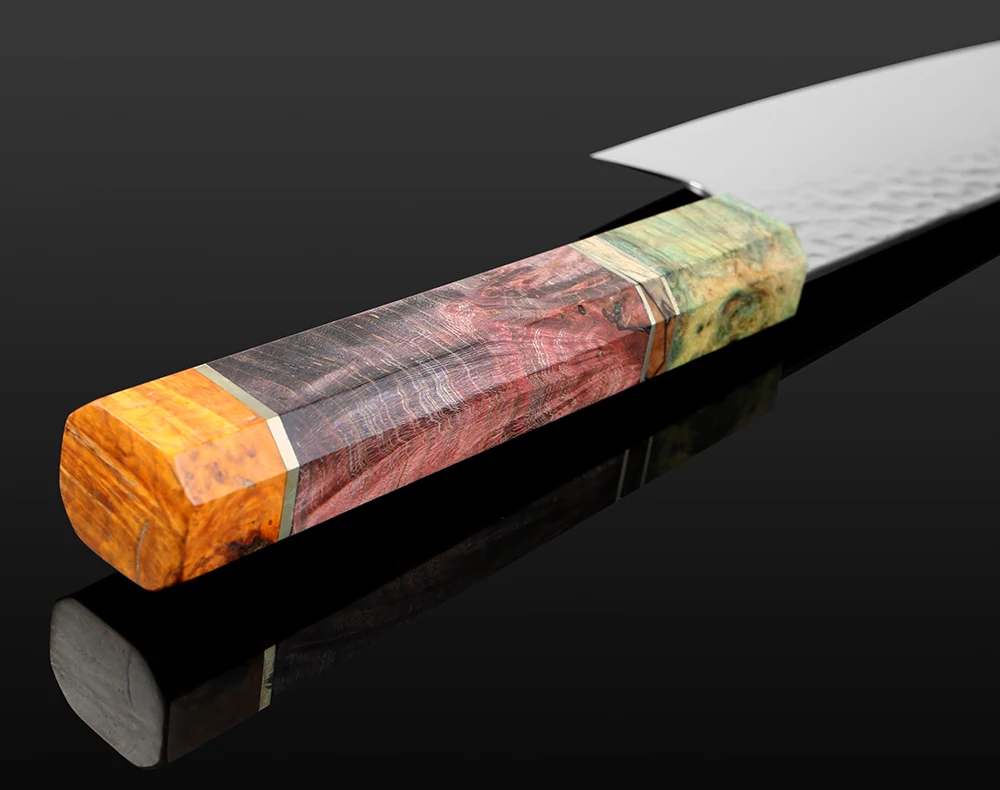 XITUO дамасский нож шеф повара 8 дюймов ручной Кованый острый Кливер Kiritsuke Gyuto