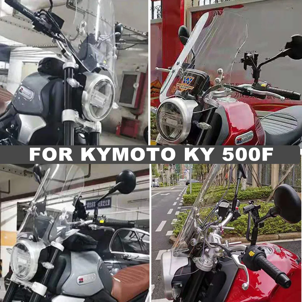 Il Parabrezza Del Parabrezza Del Motociclo Ky 500F Copre Lo Schermo Per Ky Moto Ky 500F