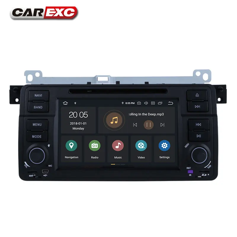 Cheap 9 Inch Android 9.0 Octa Cores One Din Car Radio Stereo System For BMW E46 M3 WIFI Radio GPS Bluetooth USB SD Multimedia Carplay 5